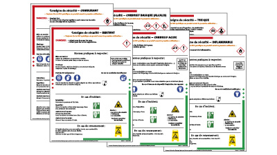 Fiches de données de sécurité simplifiée